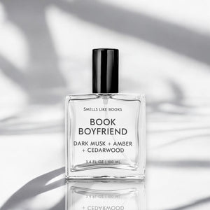 BOOK BOYFRIEND LITERARY INSPIRED FRAGRANCE #1 book inspired perfume, best gifts for readers, best perfume for book lovers, Bestselling book