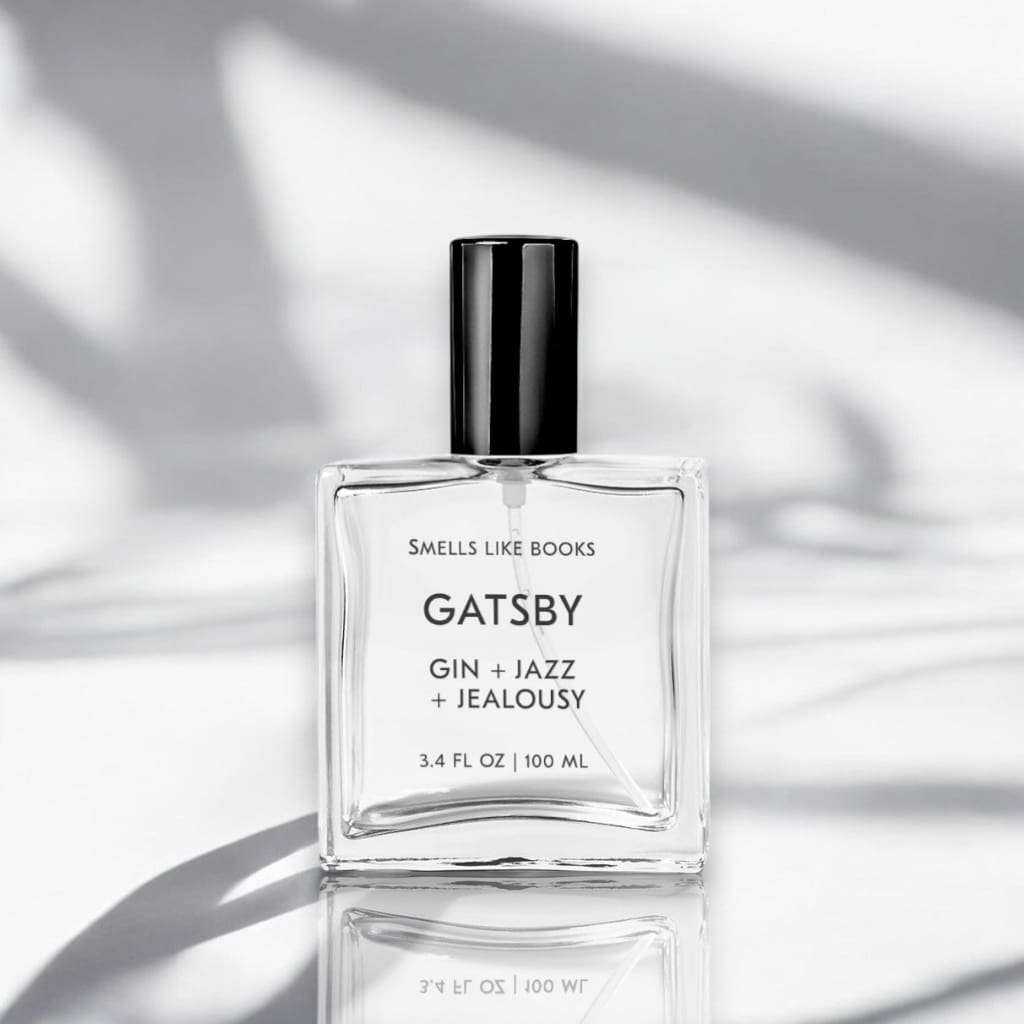 GATSBY book inspired fine fragrance #1 book inspired perfume, best gifts for readers, best perfume for book lovers, Bestselling book