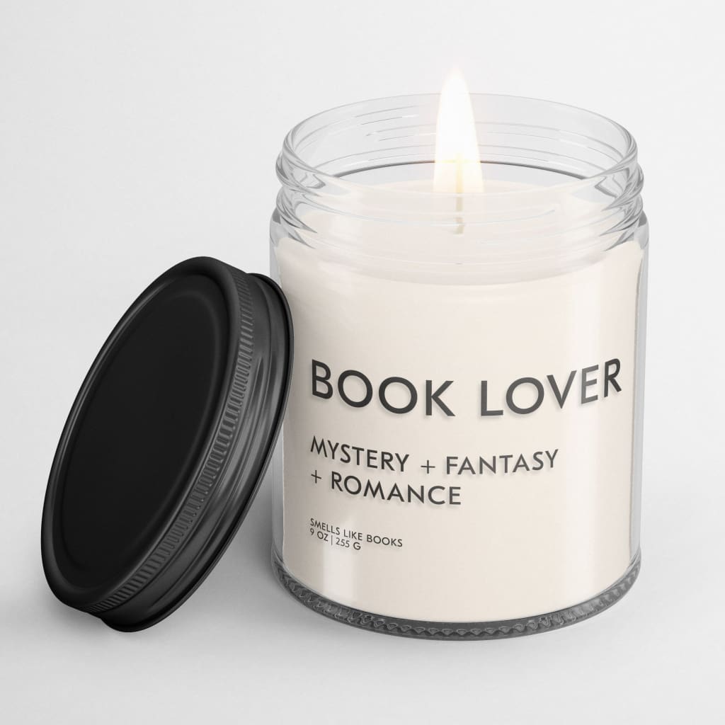 BOOK LOVER LITERARY INSPIRED CANDLE #1 book inspired candle, academia candle, aesthetic candles for readers, best gift for reader, best