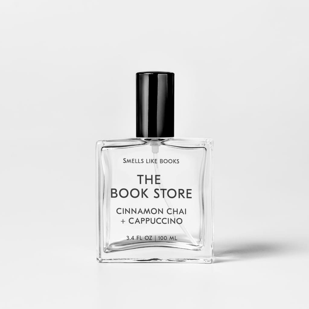 THE BOOK STORE LITERARY INSPIRED FRAGRANCE #1 book inspired perfume, best gifts for readers, best perfume for book lovers, Bestselling book