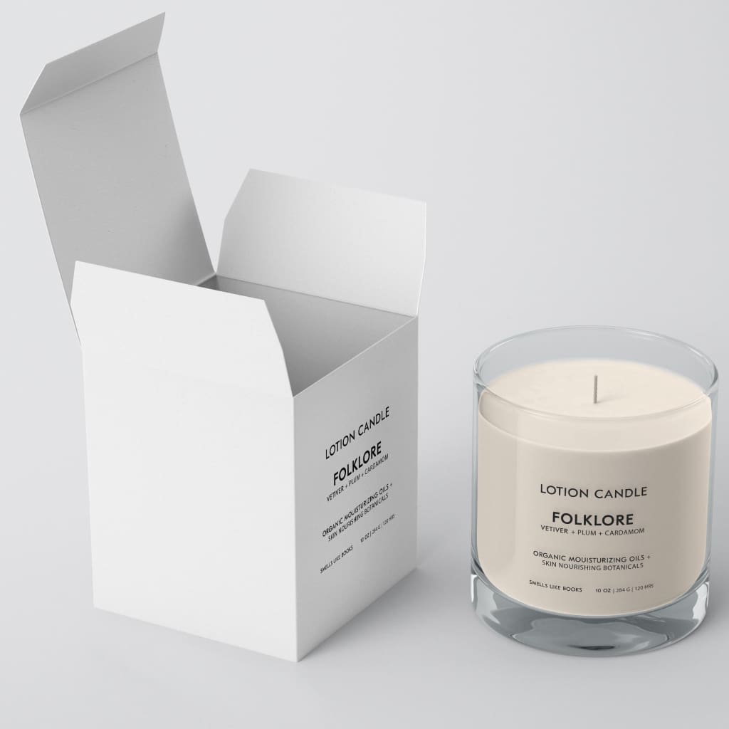 LUXURY LOTION CANDLE | FOLKLORE book inspired lotion candle lotion candles LUXURY LOTION CANDLE | FOLKLORE BOOK LOVERS’ LOTION CANDLES